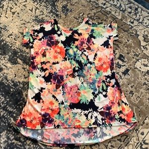 Colorful flowered tunic